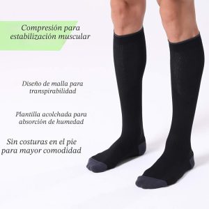 3 pares de calcetines de compresión para mujeres y hombres, calcetines para la circulación de 20-30 mmHg
