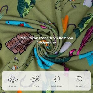 Pijama de viscosa de bambú para niños y niñas, mameluco con cremallera de 2 vías, manga corta, YKK, para bebés prematuros y recién nacidos de 0 a 24 meses